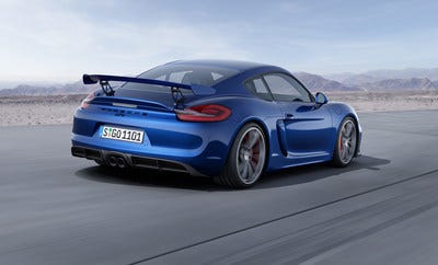 The new Porsche Cayman GT4