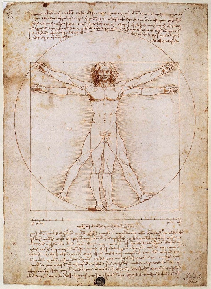 Did Leonardo da Vinci copy his famous 'Vitruvian Man'?