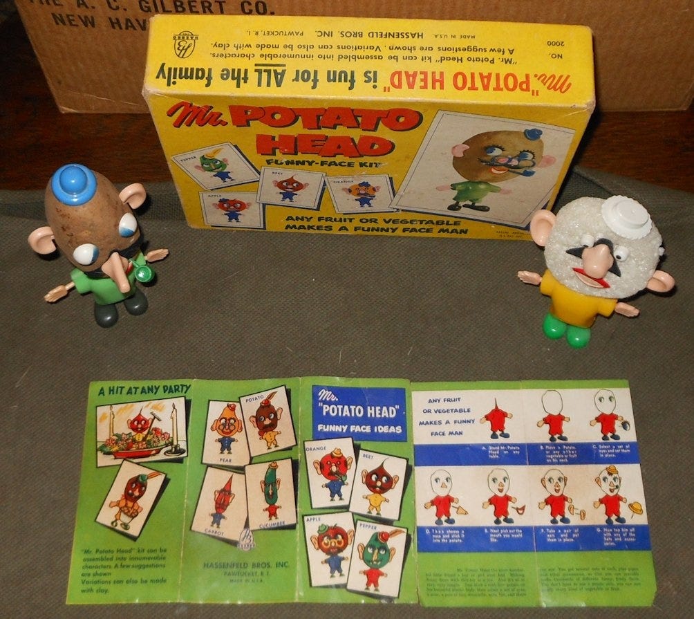 An original Mr. Potato Head set