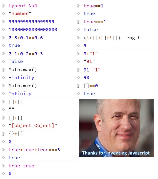 Thanks Brendan for giving us the Javascript : r/ProgrammerHumor