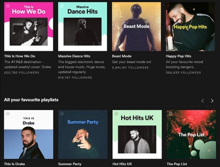 Drake spotify 1