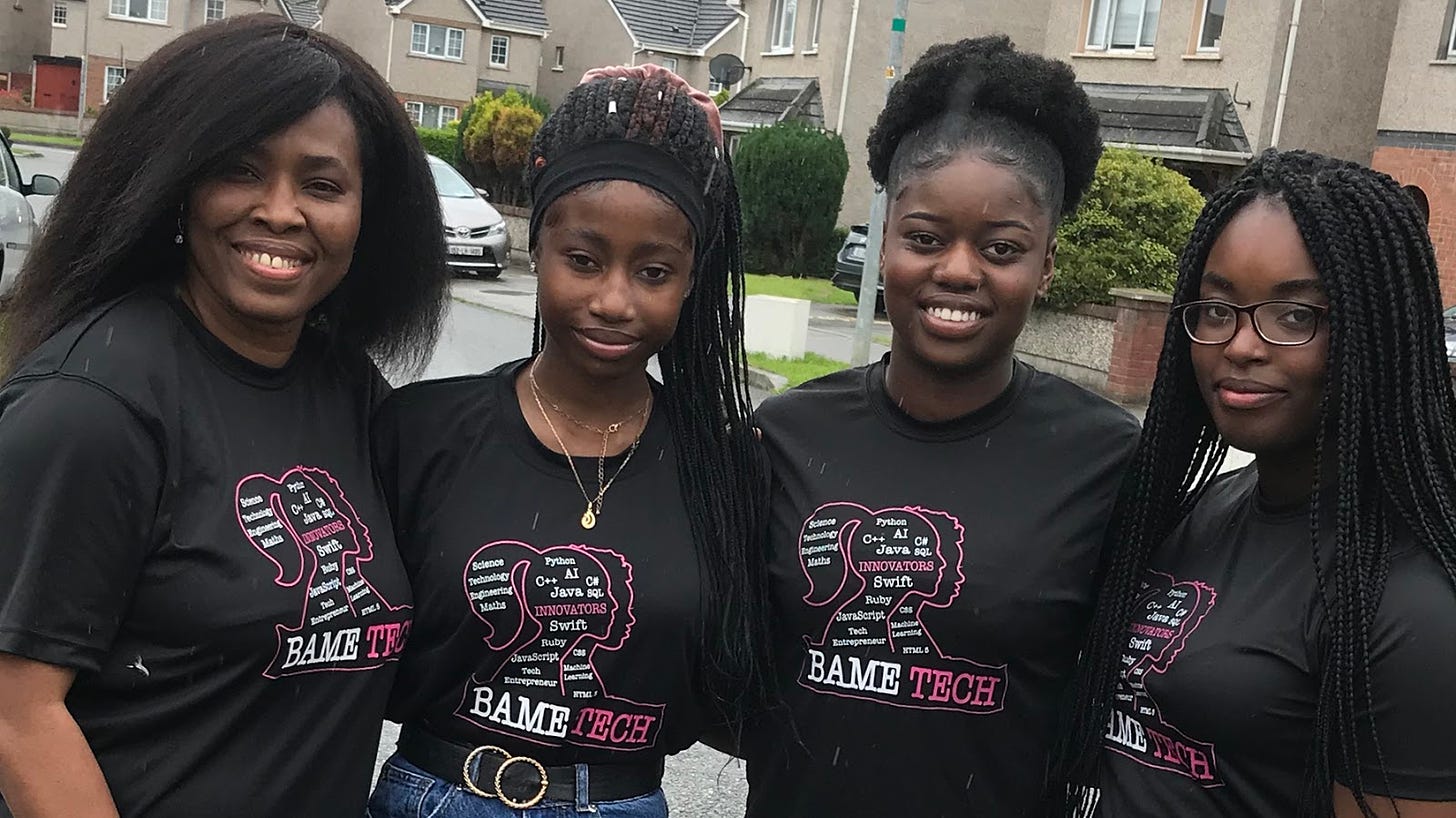 Good News Story: Nigerian Irish Teen Girls Win Prize For Dementia App | WAMU