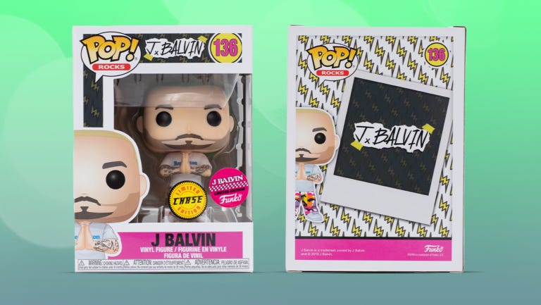 DropX: Funko Pop! Rocks J Balvin "Green Hair" Limited Edition ...