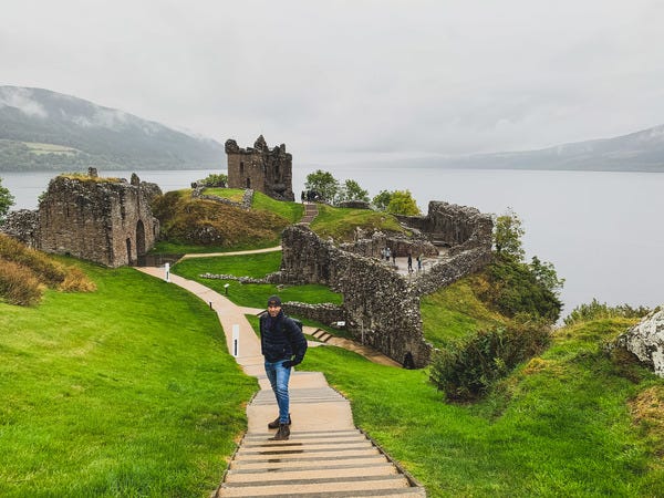 My first day in the Scottish Highlands by the Loch Ness