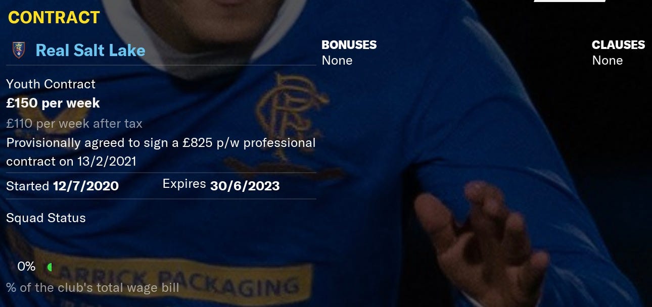Football Manager 2021 Kyle Semple