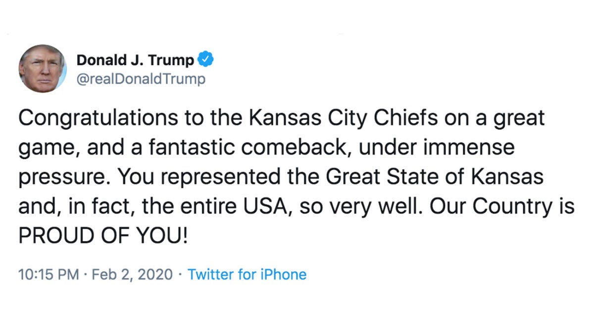 Image result for donald trump tweet great state of kansas"