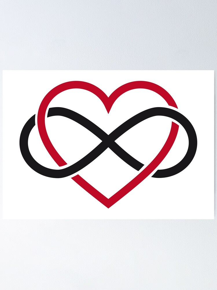 Infinity heart polyamory symbol