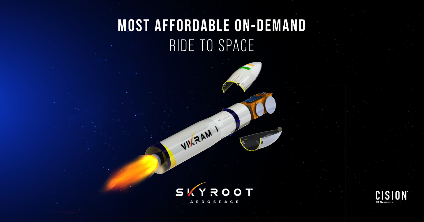 Skyroot Most Affordable On-Demand Ride to Space