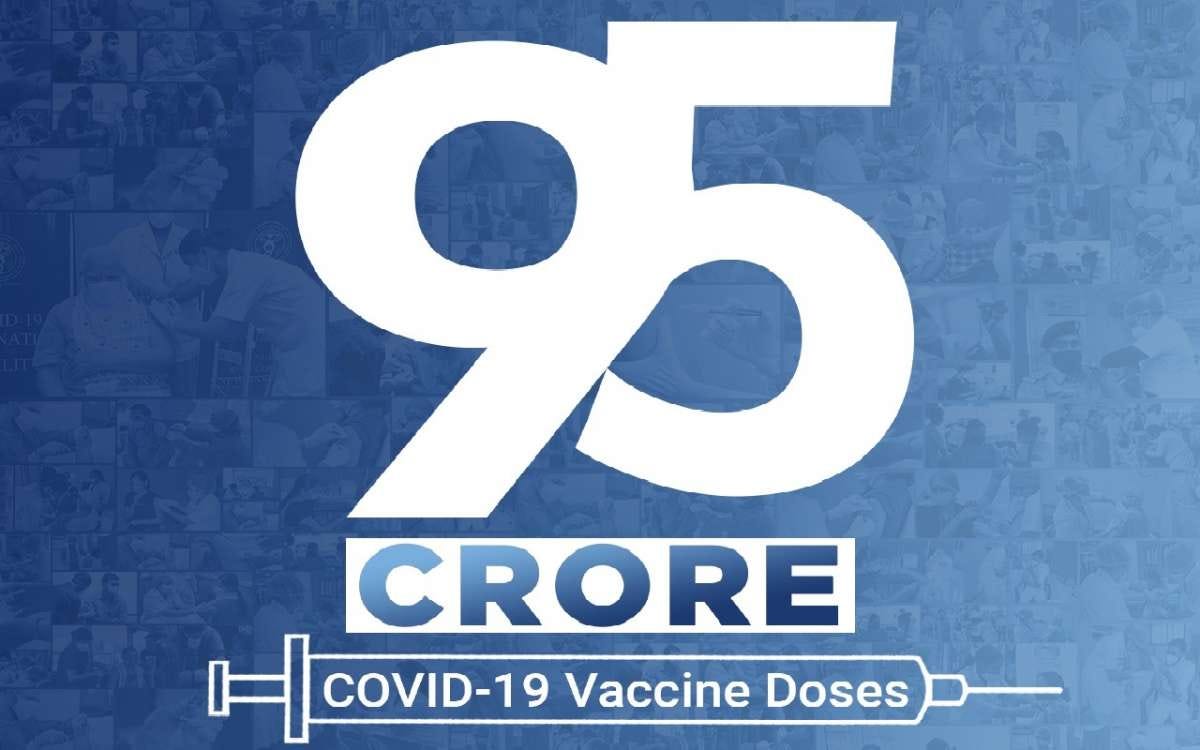95 crore covid vaccines administered in India vaccination drive Mansukh Mandaviya  coronavirus latest updates | India News – India TV