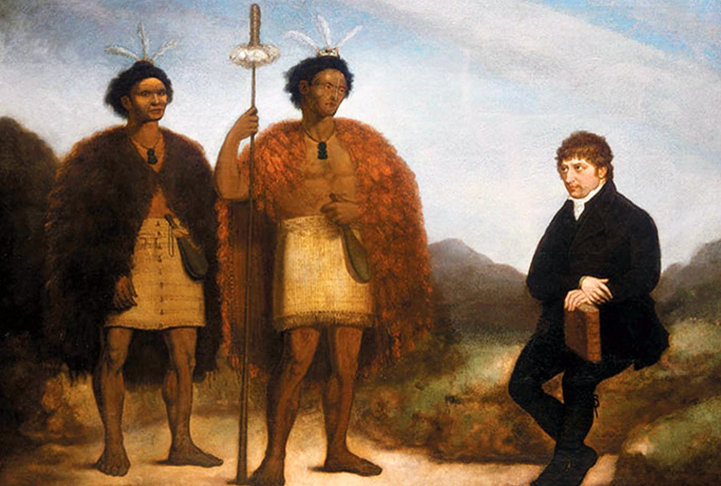 Illustration of Samuel Marsden with Maori - from the actual website