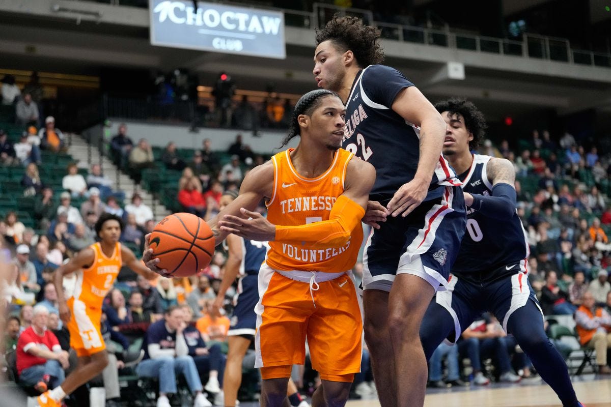 Gonzaga and Tennessee hopefully set a new model for exhibition games - The  Slipper Still Fits