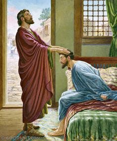 ACTS 9:10-16  10 There was a follower of Jesus in Damascus named Ananias. In a vision the Lord said to him, “Ananias!”  Ananias answered, “Here I am, Lord.”  11 The Lord said to him, “Get up and go to the street called Straight Street. Find the house of Judas and ask for a man named Saul from the city of Tarsus. He is there now, praying. 12 He has seen a vision in which a man named Ananias came and laid his hands on him so that he could see again.”  13 But Ananias answered, “Lord, many people ha