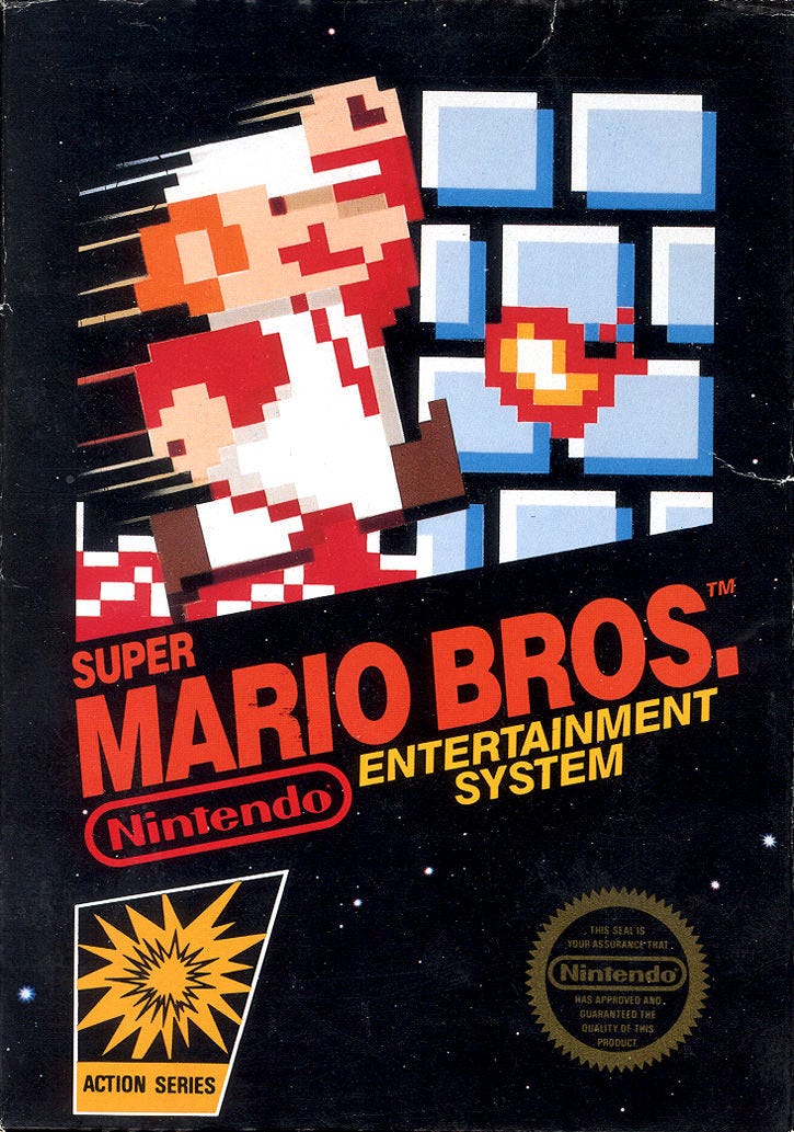 Super Mario Bros. NES Front Cover