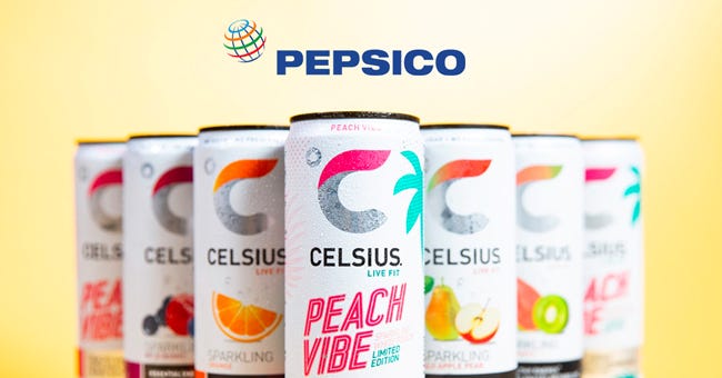 PepsiCo Announces $550M Investment, Exclusive Distribution Deal with CELSIUS  - BevNET.com