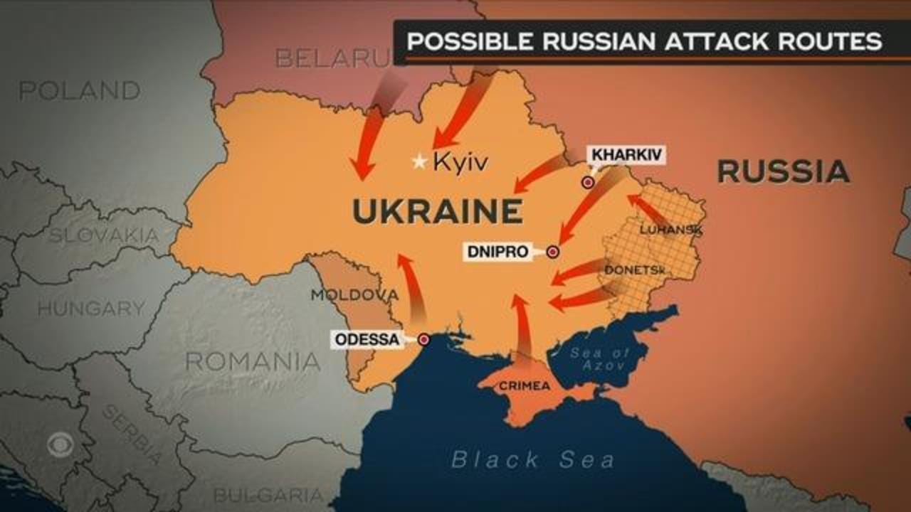 Special Report: NATO officials say Russian attack on Ukraine has begun -  CBS News