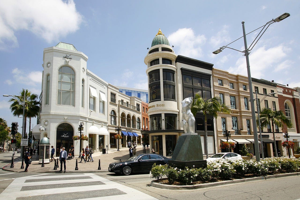 Rodeo Drive in Los Angeles