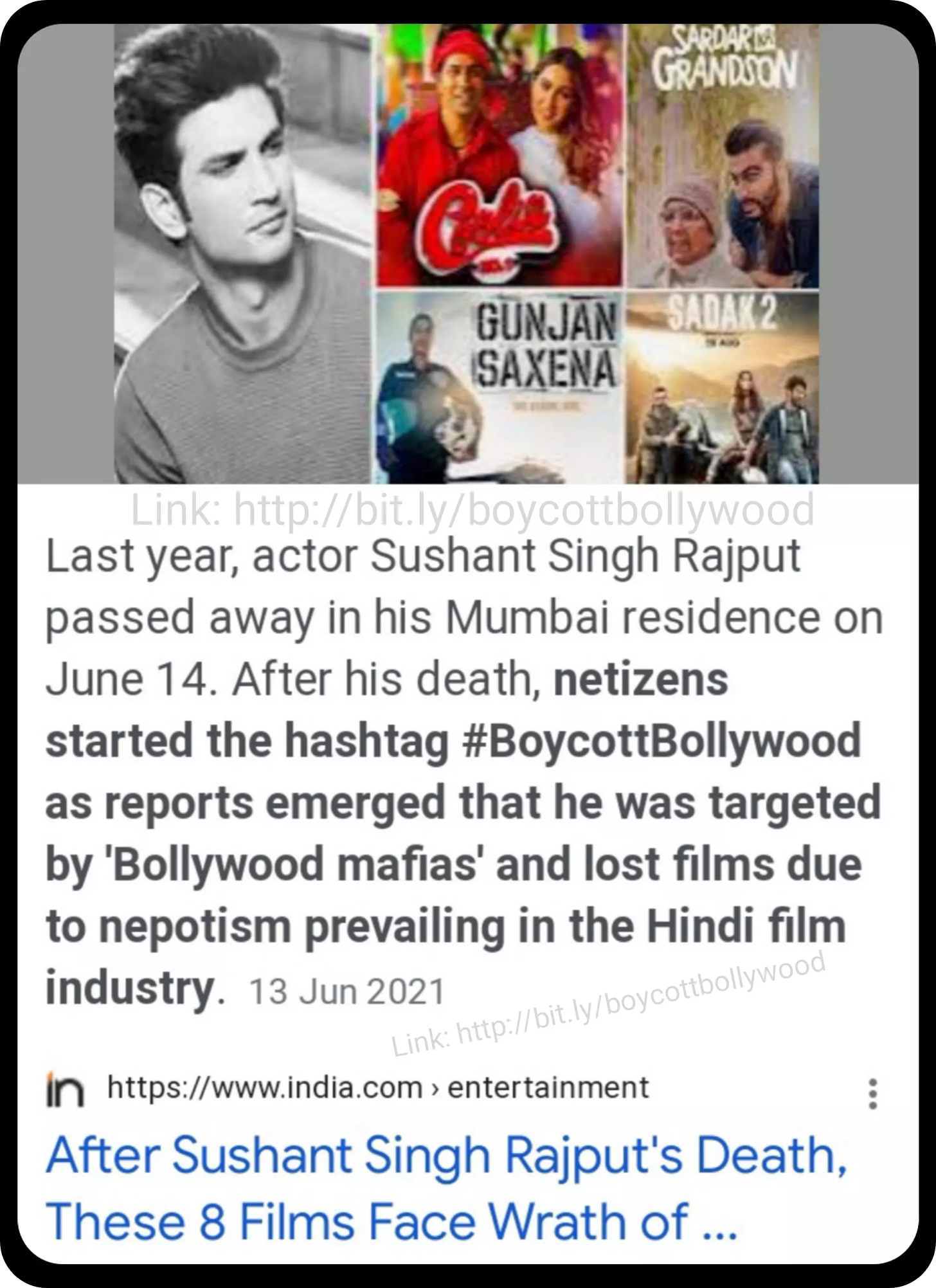 Boycott Bollywood trend emerged after the death of Sushant Singh Rajput