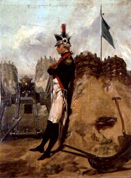 "Alexander Hamilton (1757–1804) in the Uniform of the New York Artillery," by Alonzo Chappel
