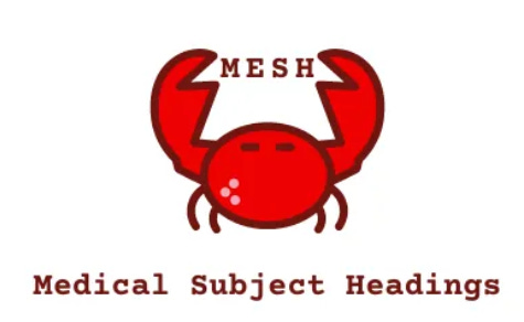 our mascot, Mesh the crab