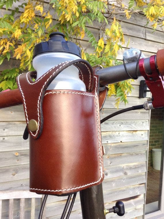 Brompton Leather Holster | Leather bicycle accessories, Leather ...