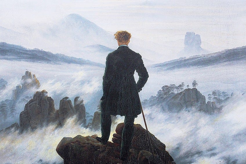 Wanderer Above the Sea of Fog" by Caspar David Friedrich - An Analysis