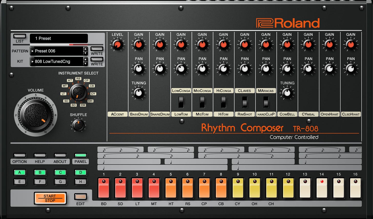 Roland - TR-808 | Software Rhythm Composer