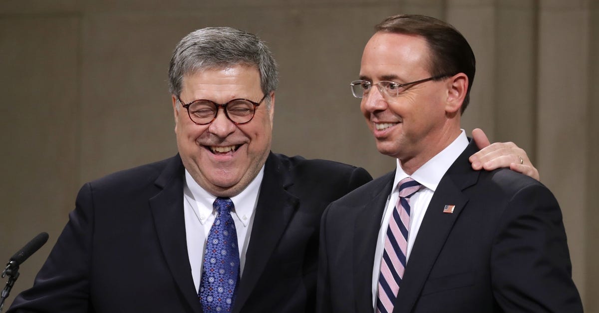 Rosenstein: Critics May Change Mind About Barr | Law & Crime