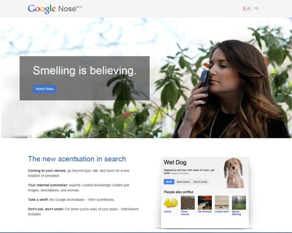 Google “Nose” how to play an April Fool's joke – The Rubicon