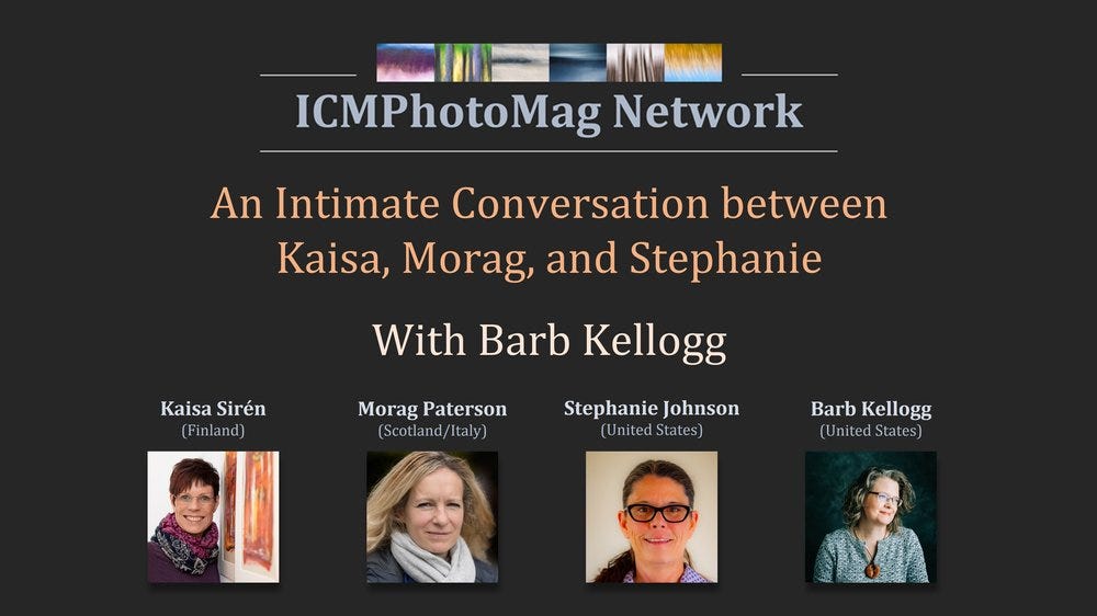 Title Slide of Barb Kellogg interview with ICM PhotoMag founders
