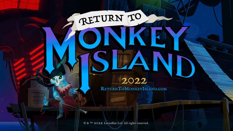 Werbebild zum neuen Teil von »Monkey Island«