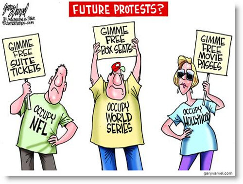 Presumptuous Politics: political protests cartoons