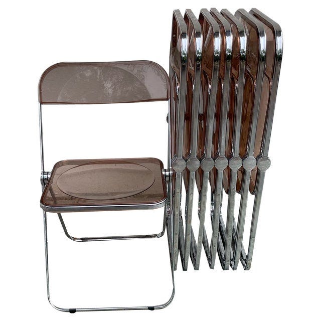 Plia Chair by Giancarlo Piretti for Castelli / Anonima Castelli, 1960s For Sale