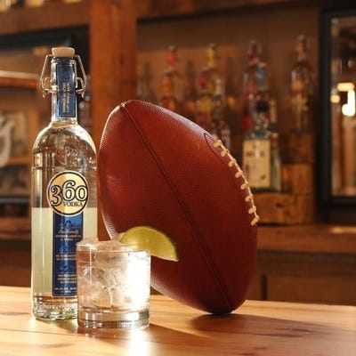 360 Vodka is Kansas City's hometown vodka and the Official Vodka of the Kansas City Chiefs.