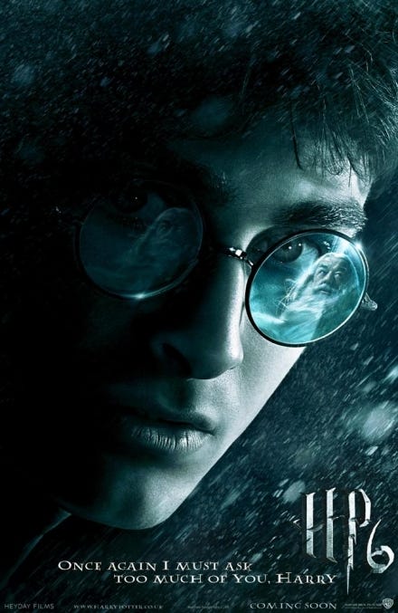Harry Potter Half Blood Prince Movie Poster 1