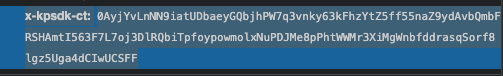 Strange response header