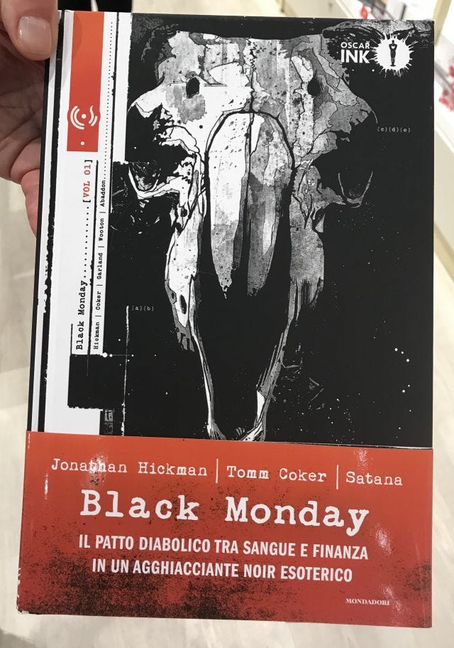 Black Monday, dettaglio copertina