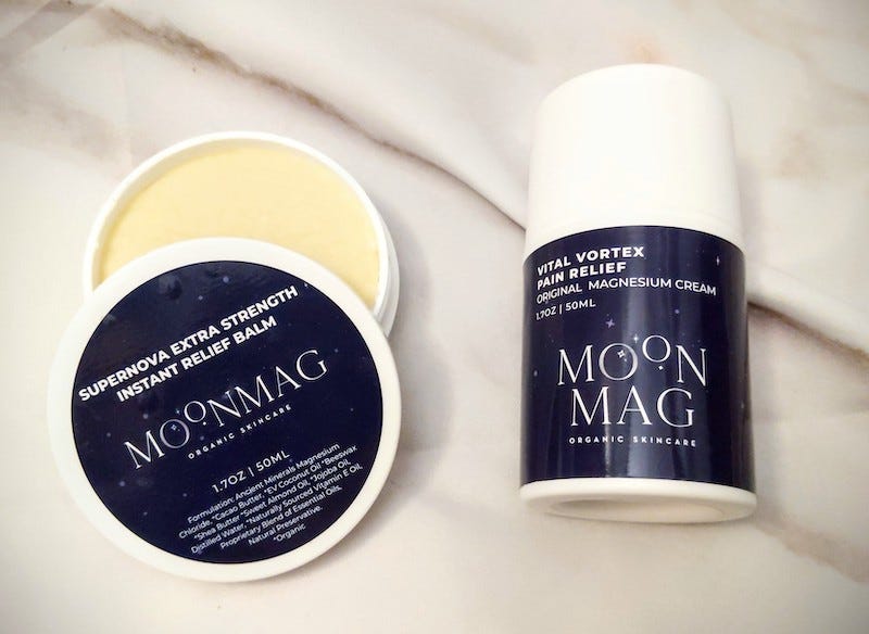 MoonMag Magnesium Cream for Pain Relief