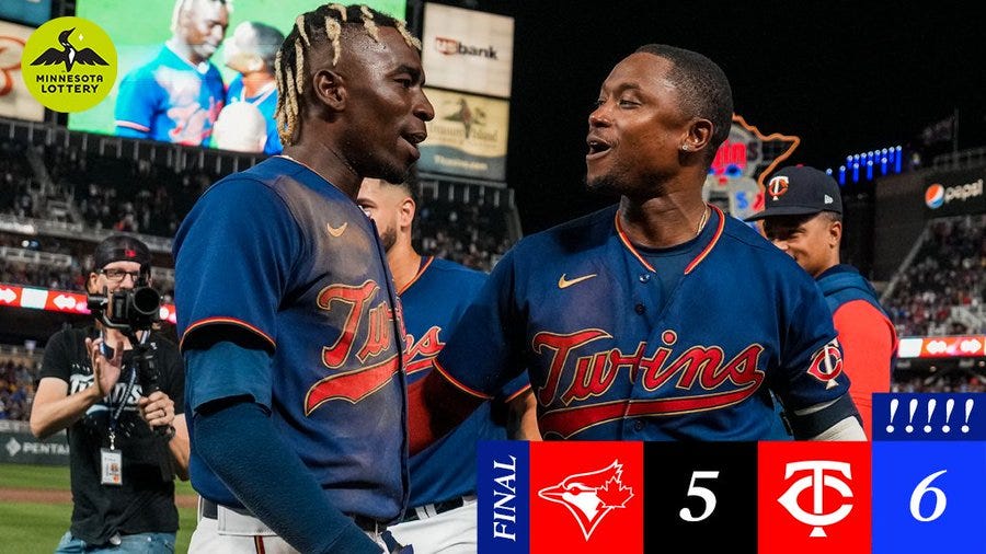 Twins home win graphic