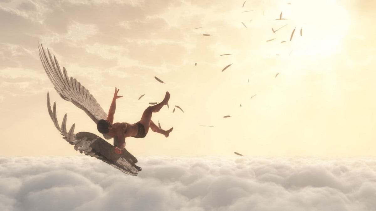 As Icarus Fell. The legend of Icarus, reimagined. | by Joy B | The POM |  Medium