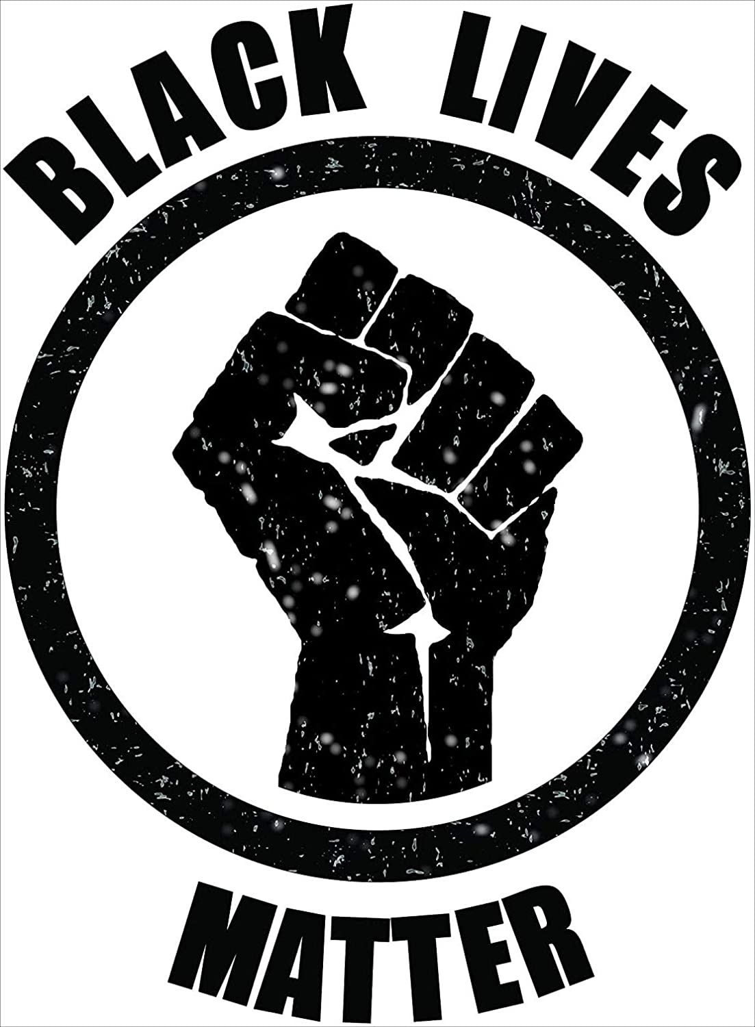 Amazon.com: Black Lives Matter Fist Mini Poster - 11" x 17": Posters &  Prints