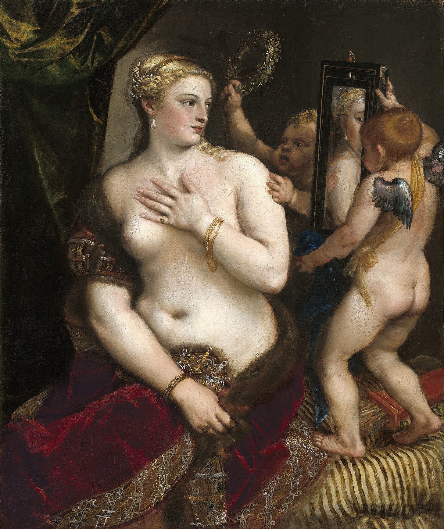 Venus With a Mirror (C. 1555)