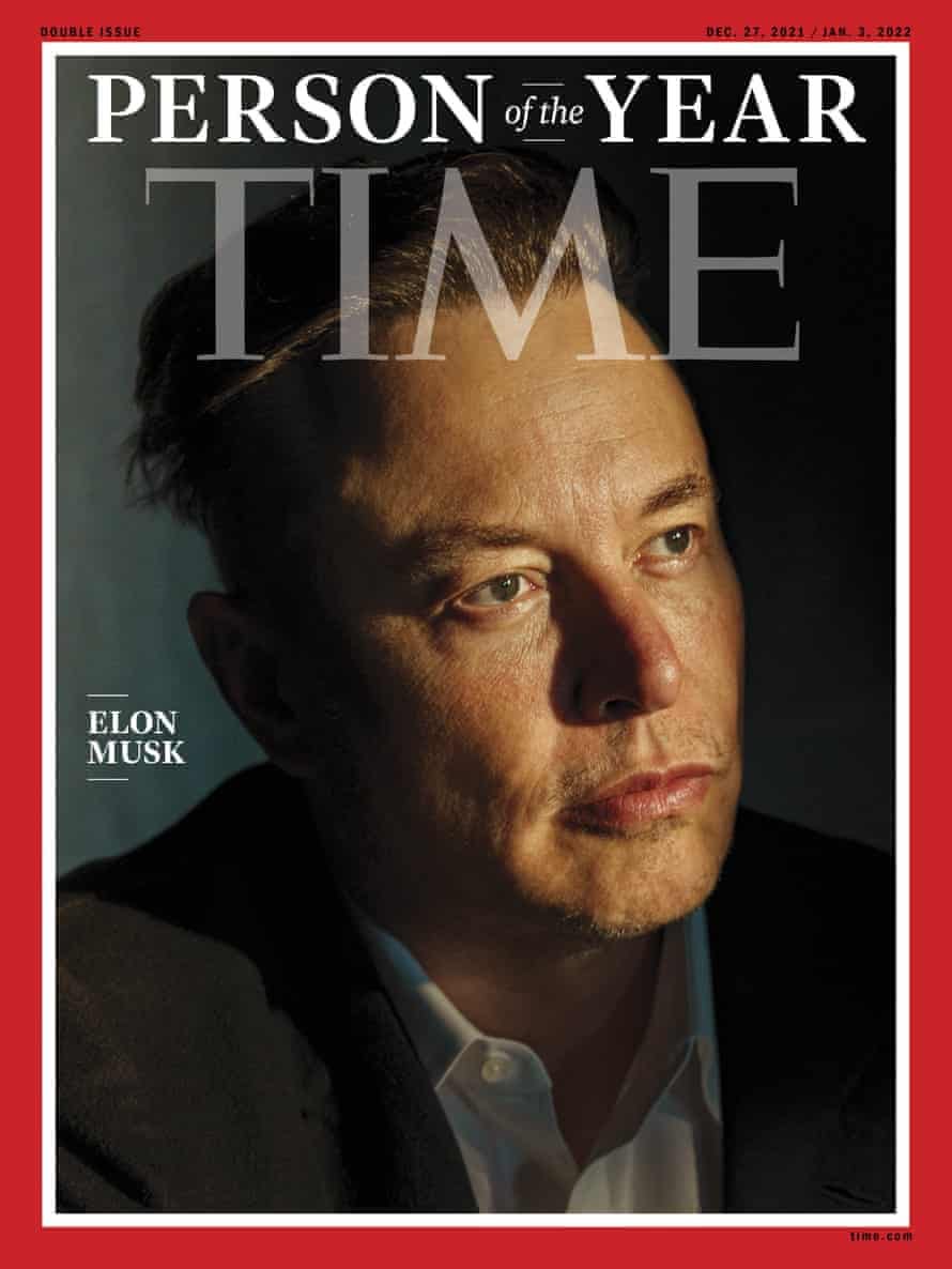 Naming Elon Musk person of the year is Time&#39;s &#39;worst choice ever&#39;, say  critics | Elon Musk | The Guardian