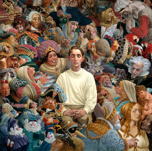 James C. Christensen - The Listener -  LIMITED EDITION PRINT Published by the Greenwich Workshop