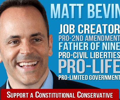 matt bevin job creator pro 2nd amendment father of nine pro-civil liberties pro-life pro-limited government