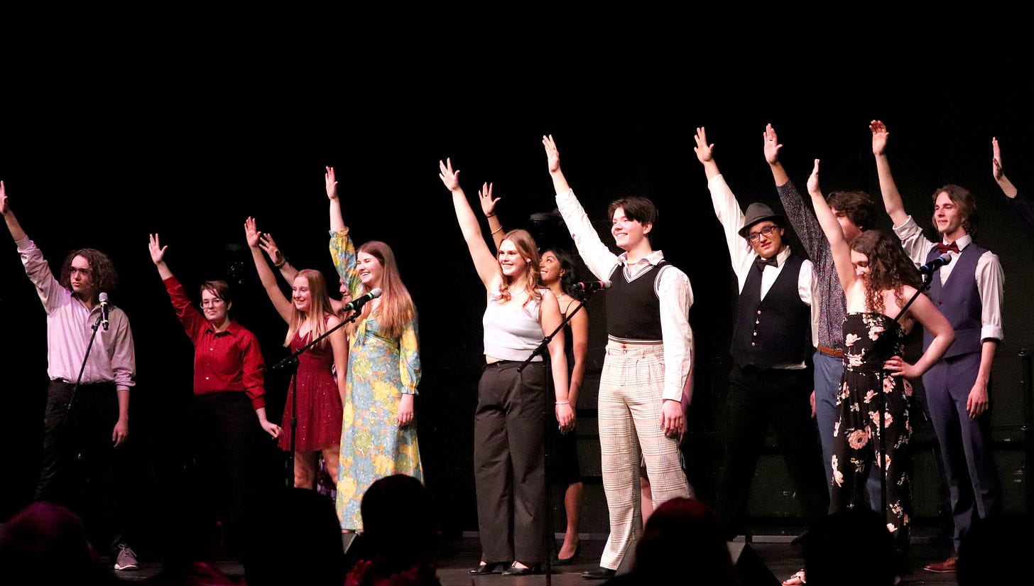 The Central Wisconsin Jerry Ensemble is back on stage December 2022 and was reported on in The Wausau Sentinel. The Central Wisconsin Jerry Ensemble is back on stage December 2022 and was reported on in The Wausau Sentinel.