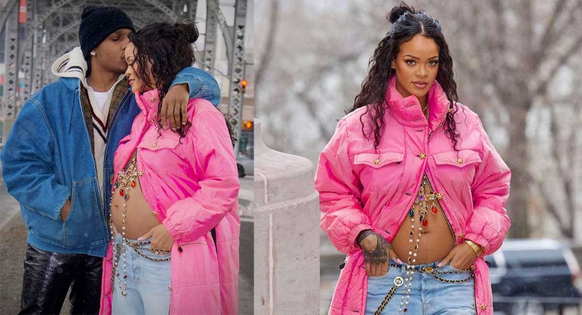 Rihanna flaunts baby bump in first Instagram post after pregnancy  announcement