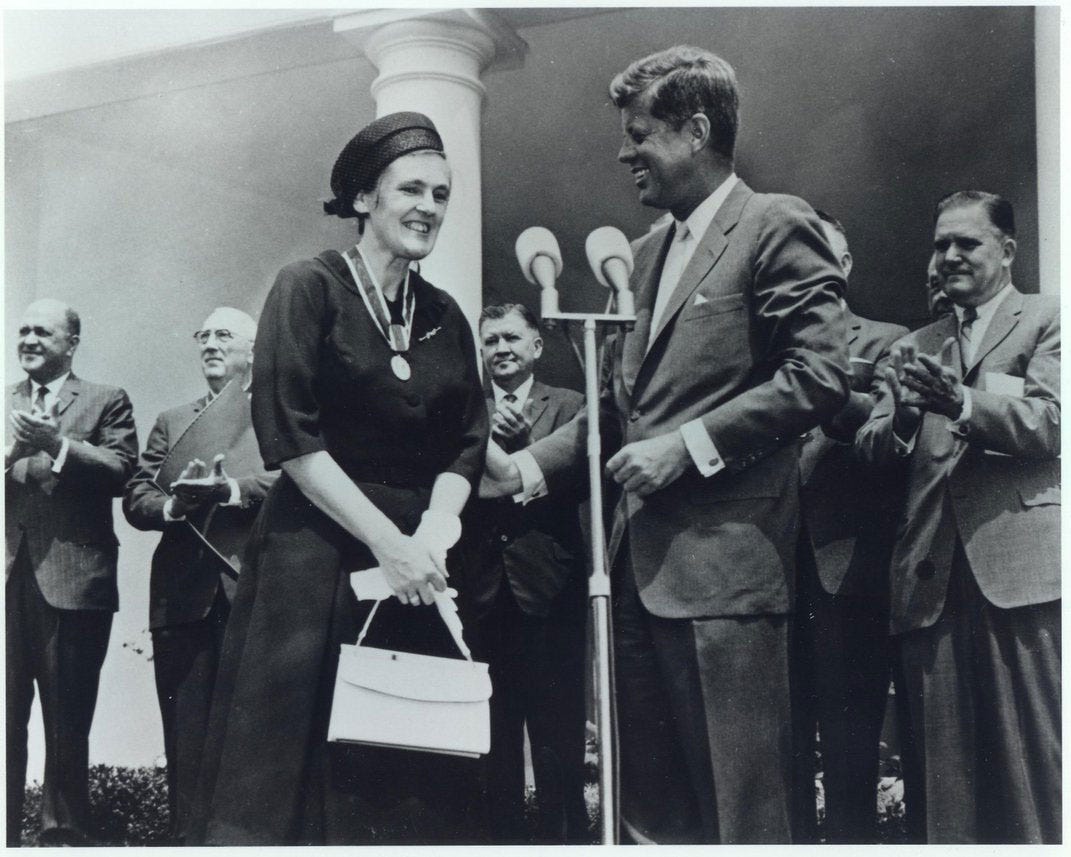 Dr. Frances Oldham Kelsey Being Awarded the President’s Award for Distinguished Federal Civilian Service by President Kennedy