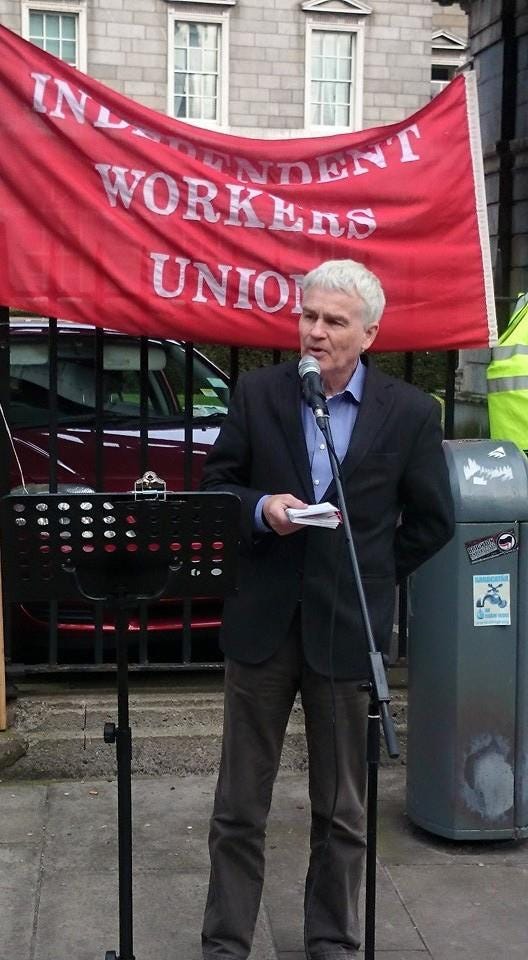 Tommy McKearney speaking at IWU Mayday event in Dublin – Independent  Workers Union