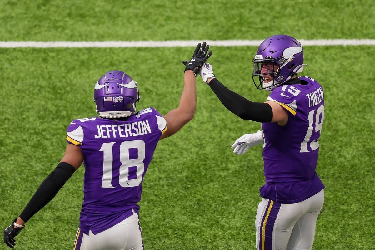 Saints will be challenged by Vikings Receivers Jefferson and Thielen -  Sports Illustrated New Orleans Saints News, Analysis and More