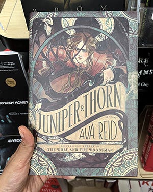 Juniper and Thorn by Ava Reid : Book review